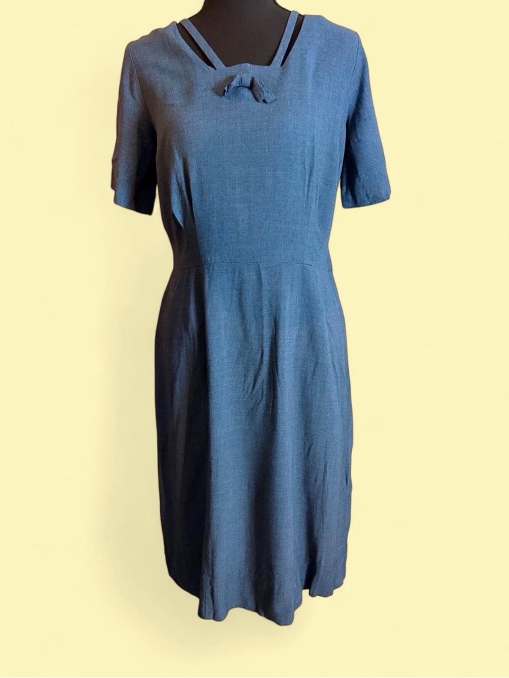 Vintage 50s Blue Dress